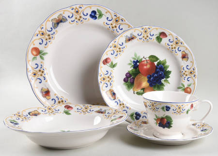 Butterfly Orchard 5 Piece Place Setting