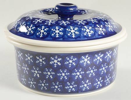BOW17 1 Qt Round Covered Casserole