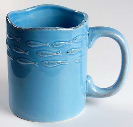 Fish School Collection Blue Mug