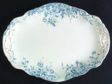 Windflower Gray Blue by Burgess &amp; Leigh