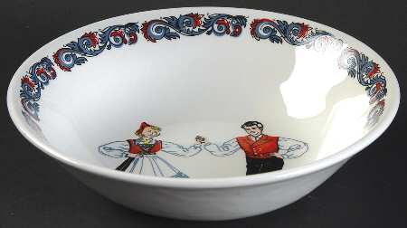 Hardanger Dancers Coupe Cereal Bowl