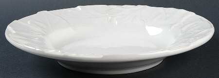 Maple White Large Rim Soup Bowl