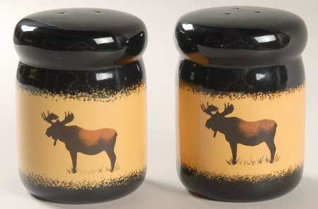 Brushwerks Moose Salt & Pepper Set