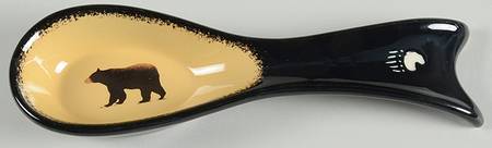 Brushwerks Bear Spoon Rest/Holder (Holds 1 Spoon)