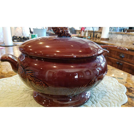 Fusion Pinecone Tureen &  Lid