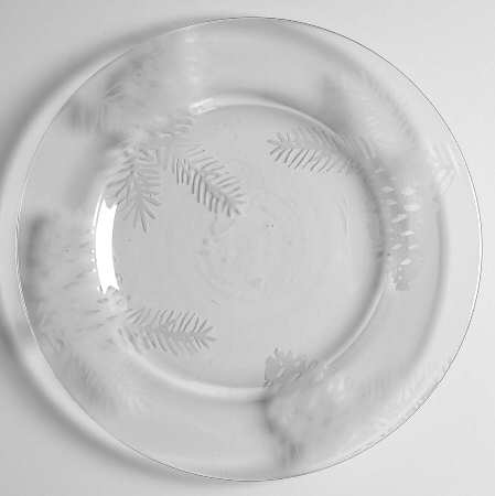 Fusion Pinecone Glassware Salad Plate