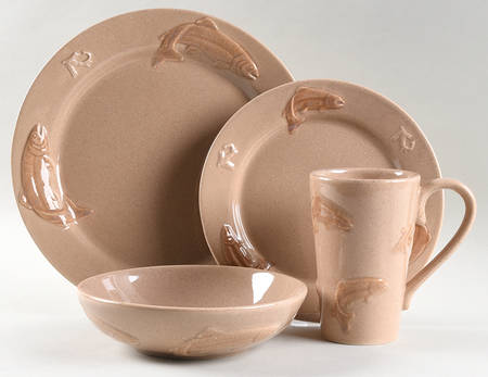 Fusion Trout 4 Piece Place Setting
