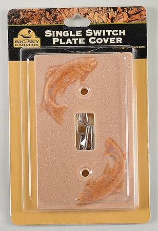 Fusion Trout Single Light Switch Cover