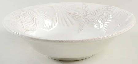 Seahorse and Seashell Menagerie White Soup/Cereal Bowl