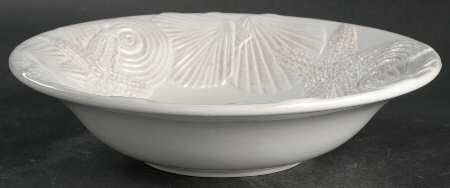 Seahorse and Seashell Menagerie White Soup/Cereal Bowl