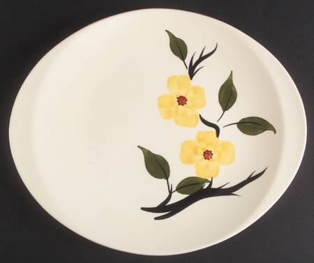Southern Dogwood (Yellow) 13" Oval Serving Platter