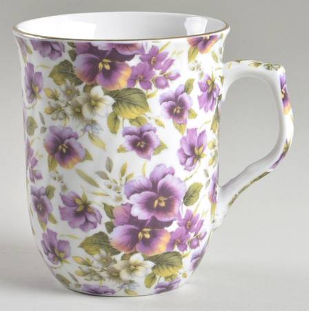 Pansy Chintz Mug