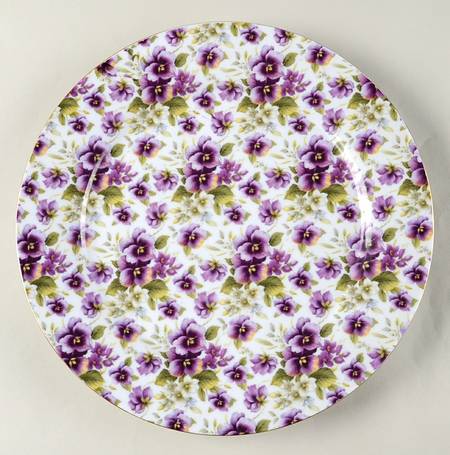 Pansy Chintz Large Dinner Plate