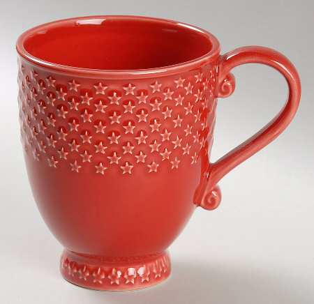 Mini Stars Red Mug
