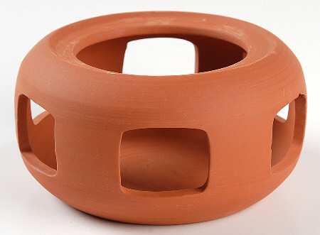 Terra Cotta Warmer Stand for Fondue Pot