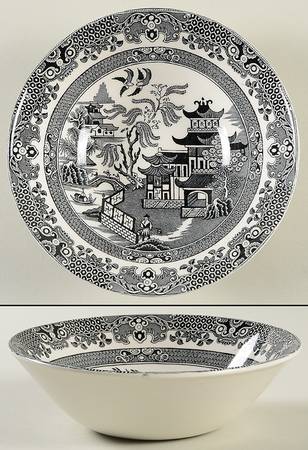 Willow Black Coupe Cereal Bowl