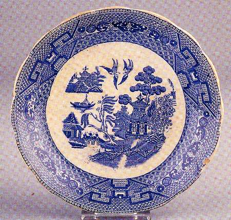 Old Willow Blue Saucer
