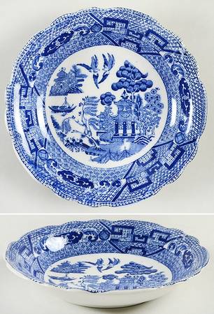 Old Willow Blue Fruit/Dessert (Sauce) Bowl