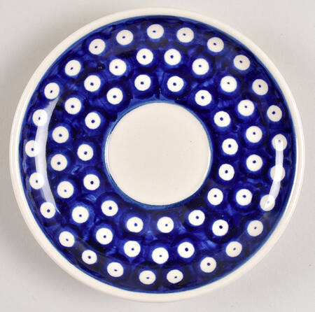 True Blue Saucer for Flat Cup
