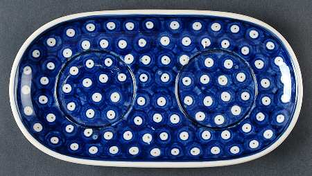 True Blue Tray for Creamer & Sugar with Lid