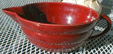 Gloss Pastel Kitchenware Burgundy by Bauer
