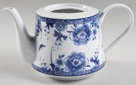 Blue Rose Teapot No Lid