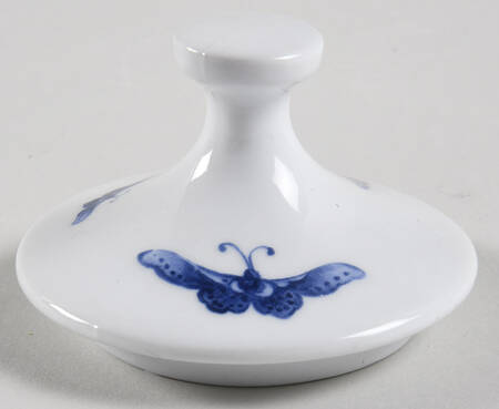 Blue Rose Lid for Sugar Bowl