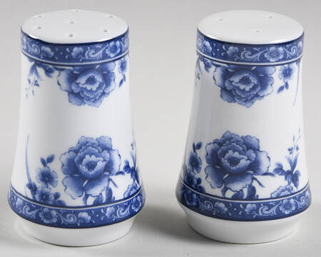 Blue Rose Salt & Pepper Set