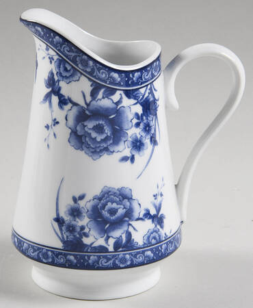 Blue Rose Creamer by Baum Brothers
