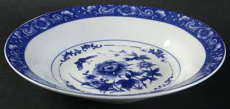 Blue Rose Soup/Cereal Bowl