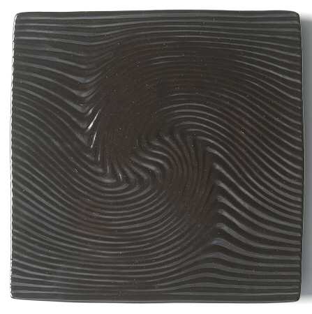 Sand Dune Collection Black Salad Plate