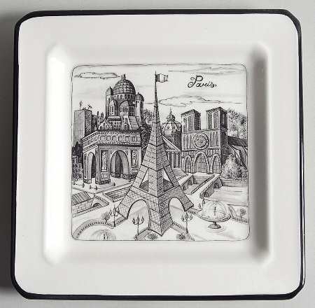 Cities Salad Plate