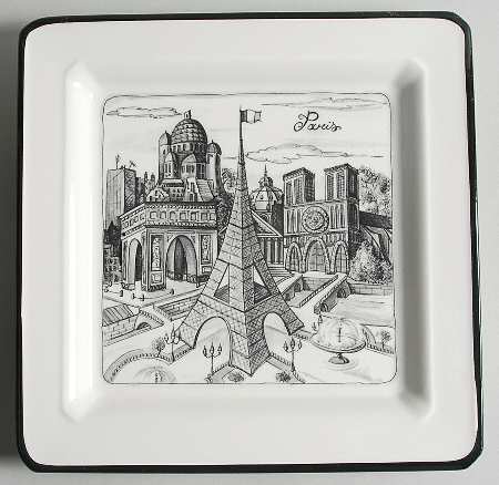 Cities Dinner Plate