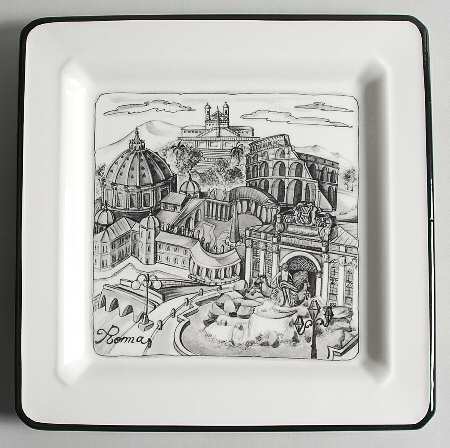 Cities Dinner Plate