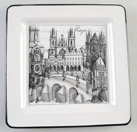 Cities Dinner Plate