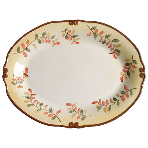 Tuscan Retreat 15" Oval Serving Platter