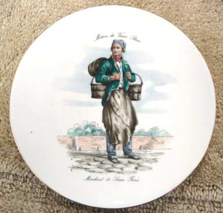 Metiers du Vieux Paris Dinner Plate