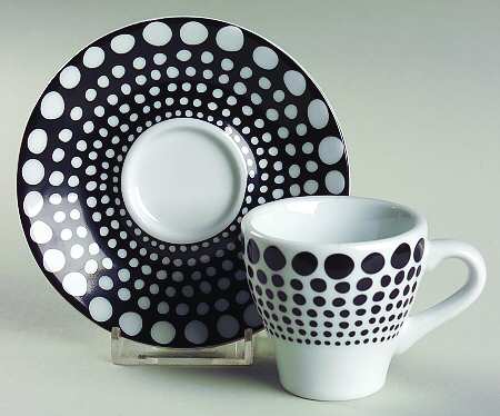 BDM3 Flat Demitasse Cup & Saucer Set
