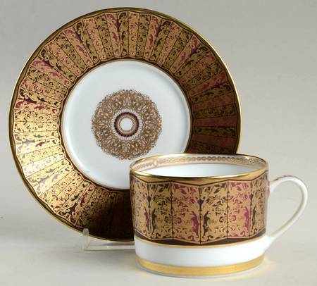 Eventail Flat Cup & Saucer Set
