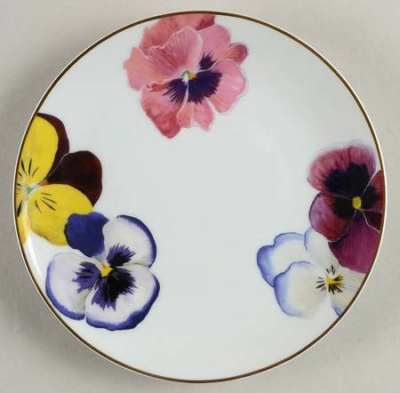 Pensees Bread & Butter Plate