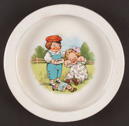 Campbell Soup Kids 7" Round Baby Plate