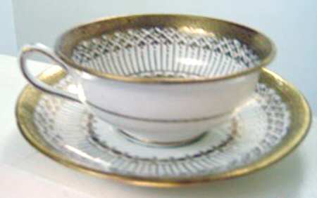 4456 Footed Cup & Saucer Set