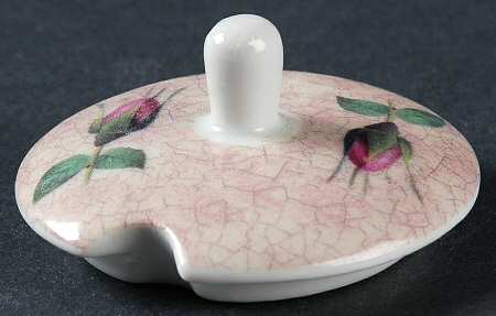 Antique Rose Lid for Sugar Bowl