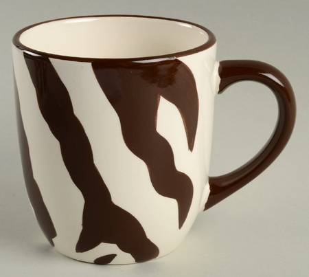 Zebra Brown Mug