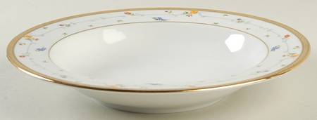Petite Fleur Rim Soup Bowl