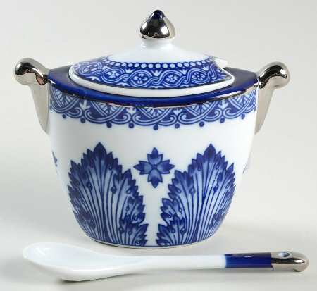 Grace Sugar Bowl & Lid W/Spoon
