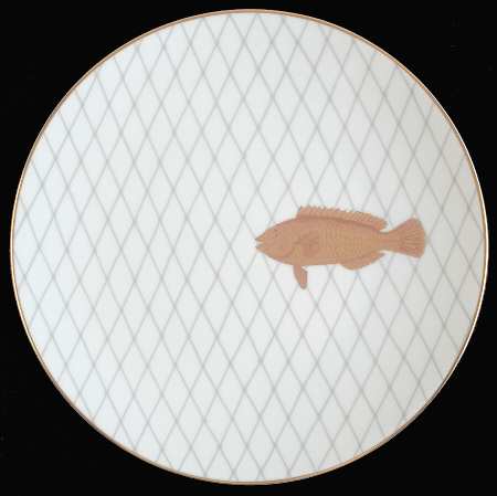Les Poissons d'Or (Golden Fish, Newer, 2008) Dinner Plate