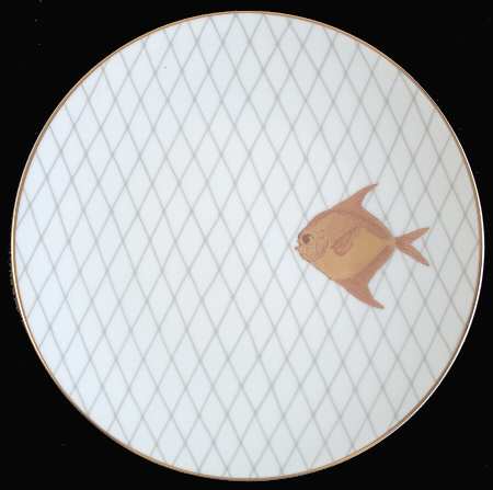 Les Poissons d'Or (Golden Fish, Newer, 2008) Dinner Plate