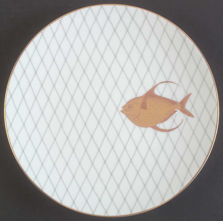 Les Poissons d'Or (Golden Fish, Newer, 2008) Dinner Plate