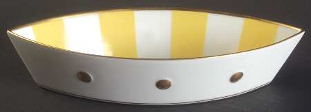 Lipari Yellow 8" Oval Tray